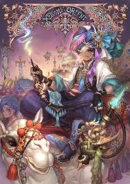 Arabian Inspired Anime Fantasy Art Art