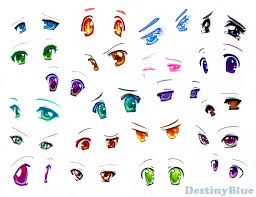 Discover and share the best gifs on tenor. Anime Eyes Copic Markers By Destinyblue On Deviantart