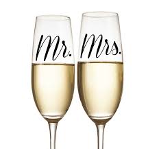 Detalles de boda para hombres originales y baratos compara. Vinilo Decorativo Copas Boda Tenvinilo