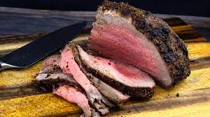 A top round roast is a relatively lean section of meat taken from the inside of a cow's hind leg. Perfect Roast Beef In The Ninja Foodi The Salted Pepper
