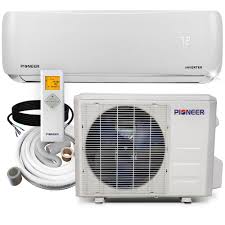The mrcool 16 seer heat pump split system and air handler bundle works diligently to make your home a comfortable space. Pioneer 24 000 Btu 2 Ton 17 Seer Ductless Mini Split Inverter Wall Mounted Air Conditioner With Heat Pump 208 230 Volt