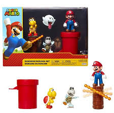 Amazon Com Nintendo Super Mario Dungeon 2 5 Figure Multipack Diorama Set With Accessories Toys Games Super Mario Nintendo Mario Lego Mario