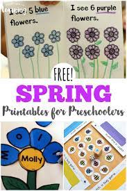Free Spring Printables For Preschoolers Look We Re Learning Spring Printables Free Preschool Printables Free Preschool
