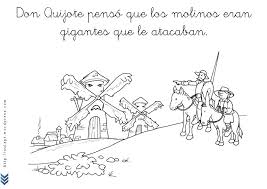 Resultado de imagen de el quijote en infantil