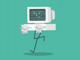 Running Computer Man Motion Graphics Animation Year Of The Pig Animation