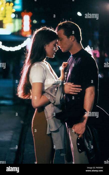 Milla Jovovich, Christian Slater "Kuffs" 1992 Stock Photo - Alamy