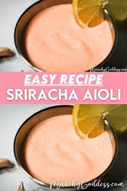 Simple Sriracha Aioli Recipe Video Recipe Video In 2021 Recipes Sriracha Aioli Aioli Sauce Recipe