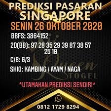 Prediksi Singapore Senin 26 Oktober 2020 Semoga Jp Dan Tetap Ups Utamakan Prediksi Sendiri Info Prediksi Lainnya Wa 081217298