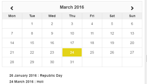 Create Customizable Calender Stack Overflow