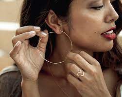 Fine Metal Hoop Earrings – Amy Waltz Designs