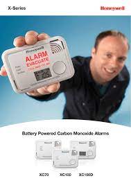 Highly dependable, the honeywell xc70 carbon monoxide (co) alarm detects and warns of the the comprehensive instructions are well laid out and address all possible scenarios with the signal this compact honeywell carbon monoxide alarm is excellent quality and great value at under £20. X Series Battery Powered Carbon Monoxide Alarms Xc70 Manualzz