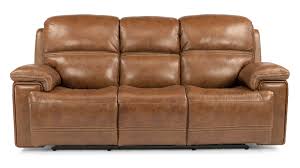 Fixed or with a single, large. Secretariat Brown Leather Power Reclining Sofa W Power Headrest