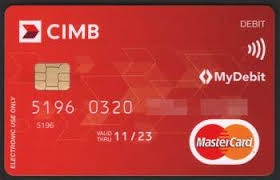 As a case in point, during the pin and pay debit card replacement exercise, some banks offered online as well as kiosk services to replace cards in a jiffy. Cimb Bank Mastercard Debit With Mydebit Logo 2016