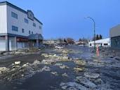 Hay River reports extensive flood damage as second surge of water ...