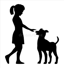 petting dog stock illustrations 161 petting dog stock