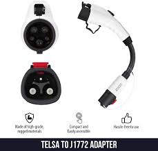 This adapter allows your j1772 standard equipped bev or phev to use any tesla wall connector in this video i review the lectron tesla to j1772 adapter. Tesla To J1772 Adapter Max 40a 250v Compatible With Tesla High Powered Connector White And Mobile Connector Lectron Destination Charger Tools Equipment Electric Vehicle Charging Equipment