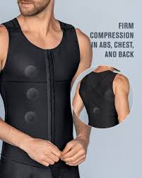 Its reflective ink provides better visibility. Men S Firm Shaper Vest With Back Support Front Hook Closure Leonisa