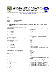 Contoh soal sistem bilangan biner. Soal Sistem Bilangan Sem Ganjil 2018 Pdf
