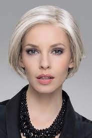 ultra top piece by ellen wille wigs human hair heat friendly synthetic blend hand tied lace front topper 白髪 ヘアスタイル 女性 顔 ヘアスタイル