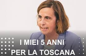 I miei 5 anni per la Toscana", Anna Paris presenta il suo resoconto di  mandato