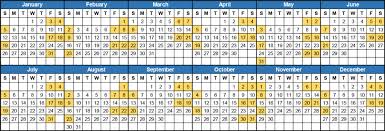 Calendar Of First Third And Fifth Weekends The Texas Divorce Lawyer