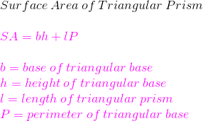 Watch this tutorial, and next time that happens you'll be ready! Surface Area Of A Triangular Prism Video Lesson Transcript Study Com