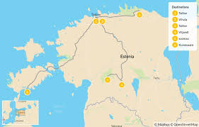 Physical map of estonia, equirectangular projection. Explore Estonia 7 Days Kimkim