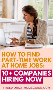 Best Part Time Work At Home Jobs 10 Companies Hiring Apply Today Work From Home Companies Home Jobs Work From Home Jobs