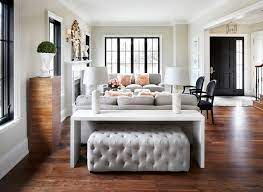 The table would act as a divider, a buffer a sofa table is the perfect piece of furniture for this living room. Mixing A Sofa With Tables And Chairs When And How To Do It