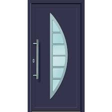 Porte D Ingresso Principali Alluminio Modello 428a Dentro Titanio Al Di Fuori Titanio Larghezza 98cm Altezza