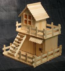 Popsicle Stick Money Box A Great Project For Teaching English Popsicle Stick Houses Popsicle Crafts Popsicle House
