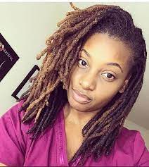 Shoulder Length Colored Locs Locs Hairstyles Natural Hair Styles Hair Styles