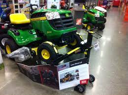 The rear engine riding mower can be stored on end, standing on its rear deck and wheels. Poor Man S Mower Lift The Common Mans Guide To Almost Everything