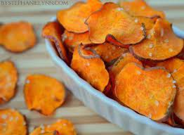 Sweet Potatoes Cooking Spray Salt Sweet Potato Chips Homemade Sweet Potato Chips Sweet Potato Chips Snacks