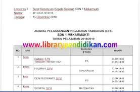 Maybe you would like to learn more about one of these? Sk Les Kelas Vi 6 Sd Lampiran Susunanpanitia Jadwal Daftar Hadir Tahun Pelajaran 2018 2019 Mata Pelajaran