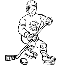 Hoquei patins portugal vs argentina. Dibuix De Jugador D Hoquei Sobre Gel Per Pintar On Line Dibuixos Cat