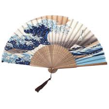 Silk Hand Fan Mount Fuji Kanagawa Waves Japanese Folding Fan Pocket Fan Wedding Party Decoration Gifts Home Wall Decoration Decorative Fans Aliexpress