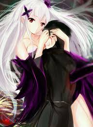 Re Zero Who Is Satella Anime Amino Fukushuu wo chikatta shironeko wa ryuuou no hiza no jou de damin wo musaborua vengeful white cat lounges around on the dragon king's lap; re zero who is satella anime amino