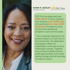 As we conclude #BlackHistoryMonth, we're excited to spotlight Dawn R.  Medley, President & CEO of FSC First! She's a champion for small  businesses, driving economic growth in Prince George's County, Maryland. Her