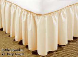 Find here bed skirts, dust ruffle manufacturers, suppliers & exporters in india. Extra Long Plain 21 Inch Queen Ivory Bedruffle Pc Fallon
