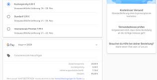 Ohg görlitzer straße 1 41460 neuss deutschland. Google Store Welcher Versanddienstleister Computerbase Forum