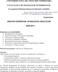 Psihologie, dar si la snspa. Universitatea De Vest Din Timisoara Pdf Free Download