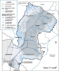 An underground water reservoir formed by a group of sandy rocks below the soils' level with water in its pores and fissures. Guarani Aquifer System And Resource Management Zones Foster Et Al Download Scientific Diagram