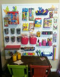 Kids Area Organization Kids Toy Rooms Peg Board