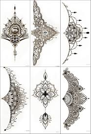 Sternum Tattoo Sternum Tattoo Lace Tattoo Sternum Tattoo Design