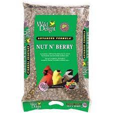 Wild Delight Advanced Formula Nut N Berry Wild Bird Food 20 Lb Walmart Com Wild Bird Food Bird Food Wild Birds