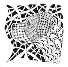 Pin By Missy Diggs On Zententagles Zentangle Patterns Zentangle Dog Art