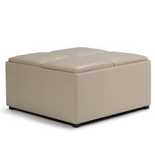 This ottoman features a heavenly tweed fabric upholstery and is deeply tufted for detail. Off White Ottomans Stools Benches Target