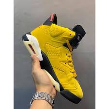 Music sign up shop video. Travis Scott X Nike Mens Womens Jordan 6 Yellow Cactus Jack Shopee Philippines