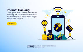 Internet Banking Illustration Concept Graphic By Efosstudio Creative Fabrica Banking Concept Internet